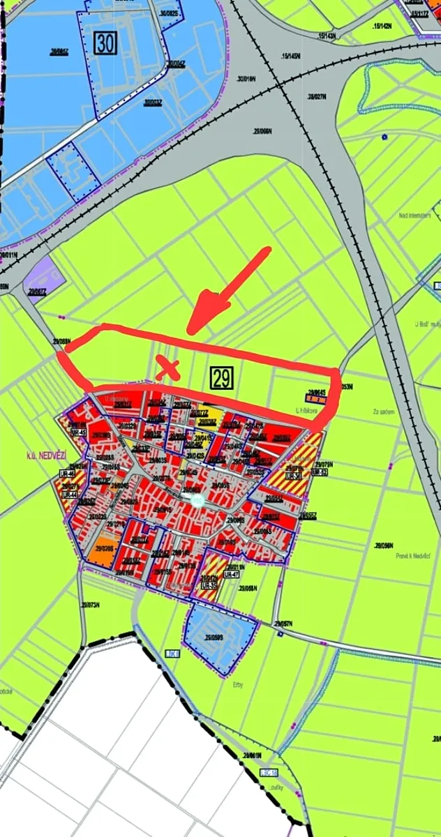 Prodej pozemku 938 m²